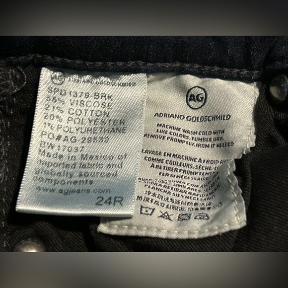 AG Adriano Goldschmied Jeans The Farrah Skinny high rise skinny Women's 24R dark - Picture 6 of 15